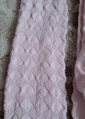 LC Waikiki 7-8 yaş Pembe Triko Çocuk Külotlu Çorap