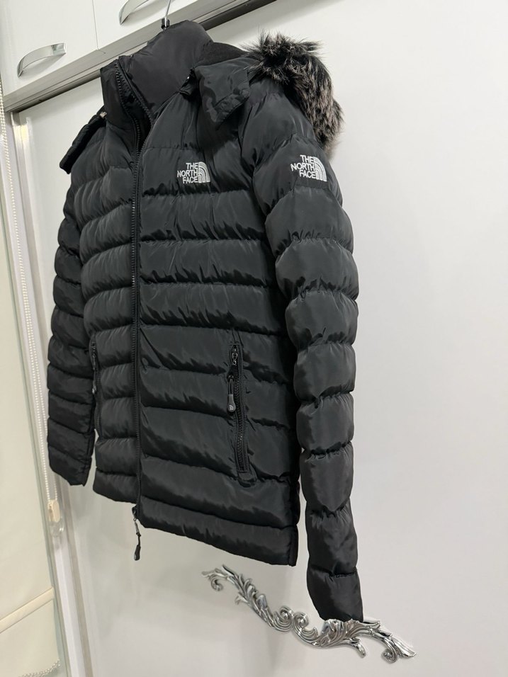 Kürk Detaylı Siyah Erkek Mont - Görsel 4