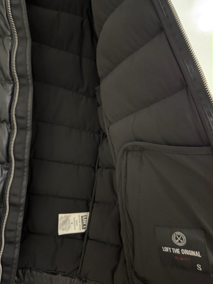 Siyah Deri Şişme Biker Mont - Görsel 4