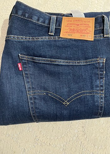 Levis Levi S 501 Koyu Mavi Denim Jean