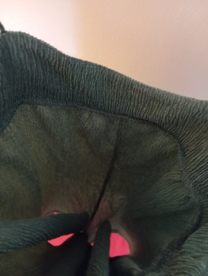 Yeşil Mini Pliseli Hamile Etek şort - Görsel 2