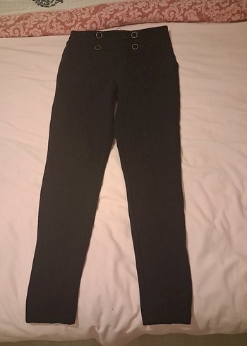 Zara Sik Siyah Yuksek Bel Pantolon