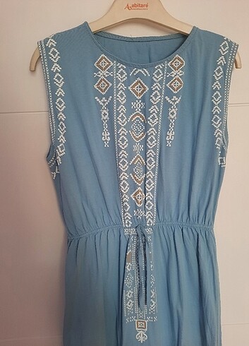 Kadın uzun yazlık elbise