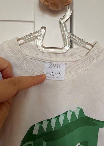 Beyaz Erkek Çocuk Uzun Kollu Baskılı Tişört - Görsel 2