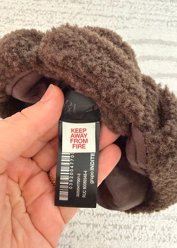 Kahverengi Kadın Peluş Bere - Görsel 3