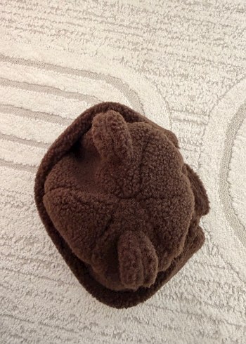 Kahverengi Kadın Peluş Bere - Görsel 2