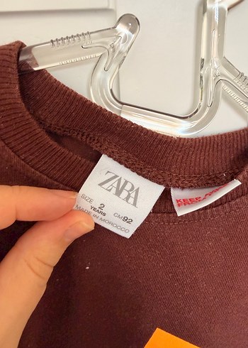 Erkek Çocuk Kahverengi Baskılı Sweatshirt - Görsel 3