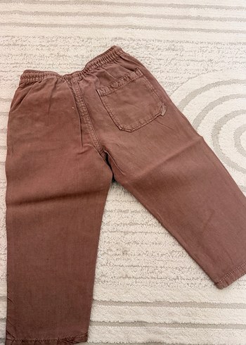 Erkek Çocuk Rahat Kesim Kahverengi Pantolon - Görsel 3