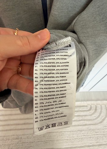 Erkek fermuarlı sweetshirt - Görsel 3