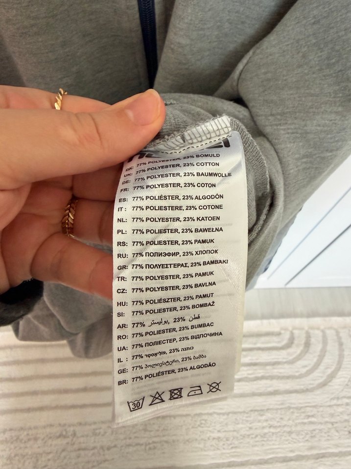 Erkek fermuarlı sweetshirt - Görsel 3