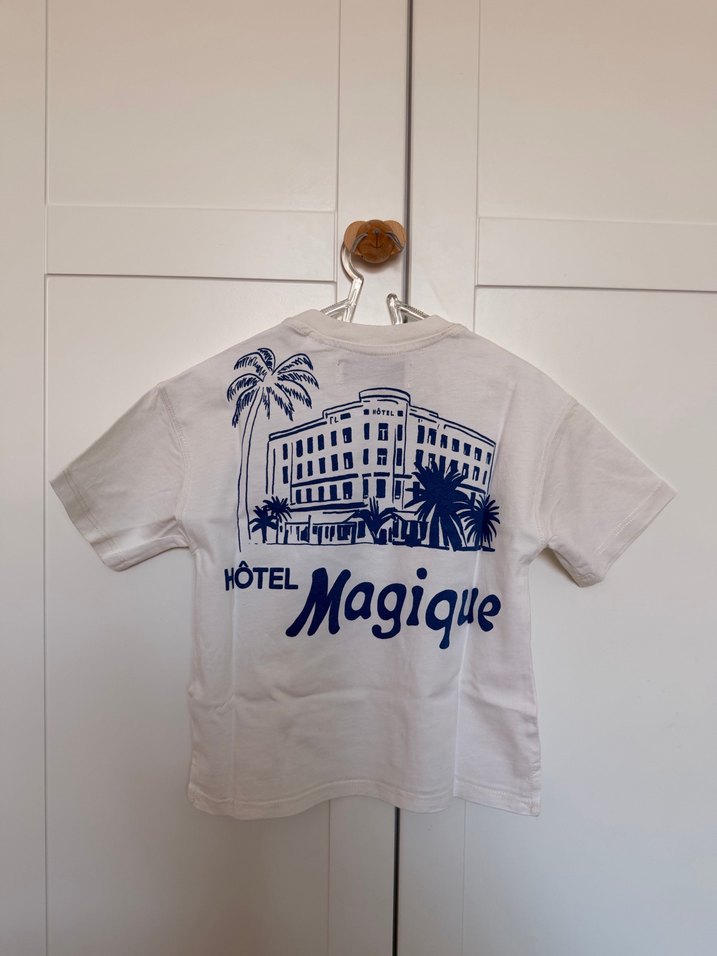 Erkek Çocuk Beyaz Kısa Kollu Tişört - Görsel 2