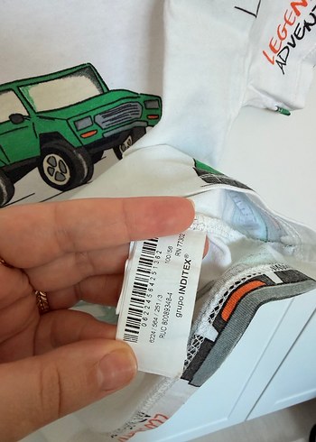 Yeşil Baskılı Erkek Çocuk Tişört - Görsel 4