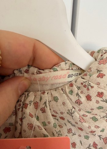 Pembe Kürklü Bebek Kız Takımı - Görsel 2