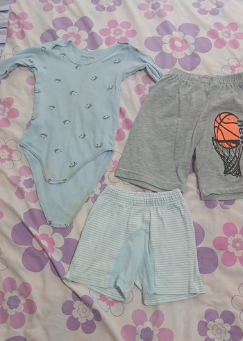 Mavi Uzun Kollu Bebek Body - Görsel 3