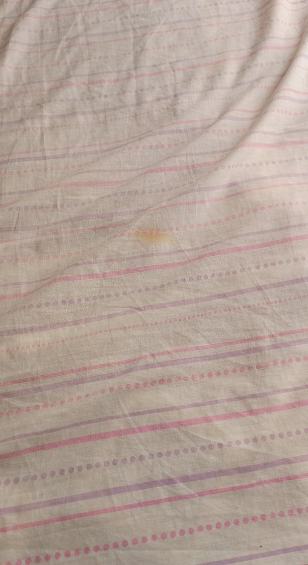 Pastel Çizgili Beyaz çarşaf - Görsel 2