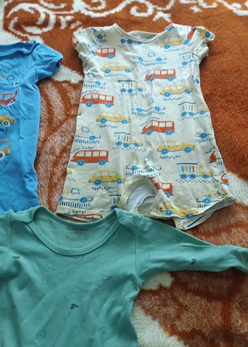 Renkli Bebek Erkek Kısa Kollu Body Seti - Görsel 3