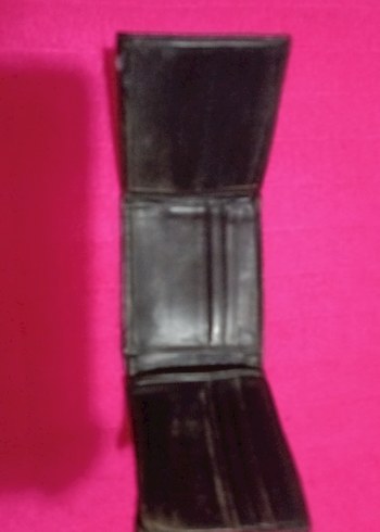 Siyah Minimalist Erkek Cüzdan - Görsel 2