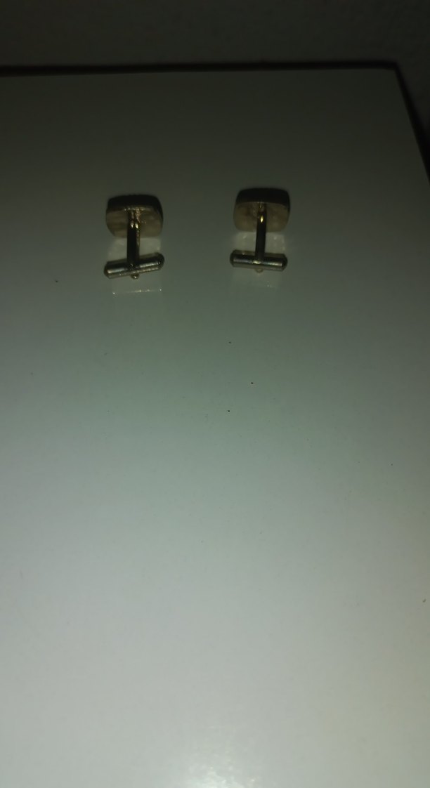 Minimalist Siyah Gri Erkek kol düğmesi - Görsel 3