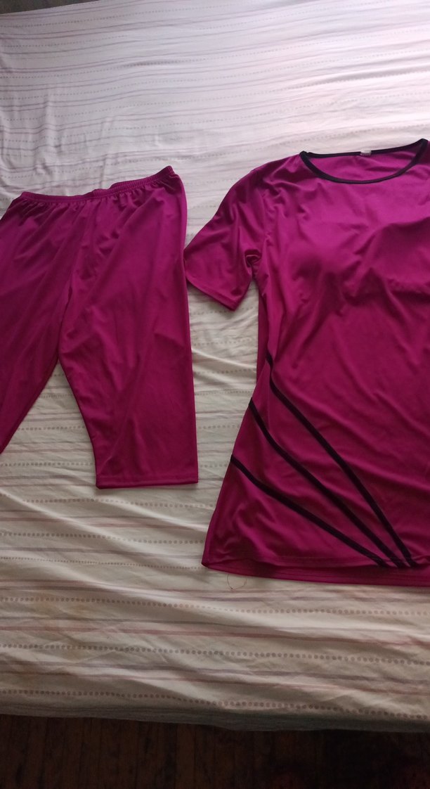 Mor V Yaka Kısa Kollu Hamile Tunik - Görsel 4