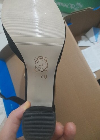 Diğer Siyah süet ayakkabı