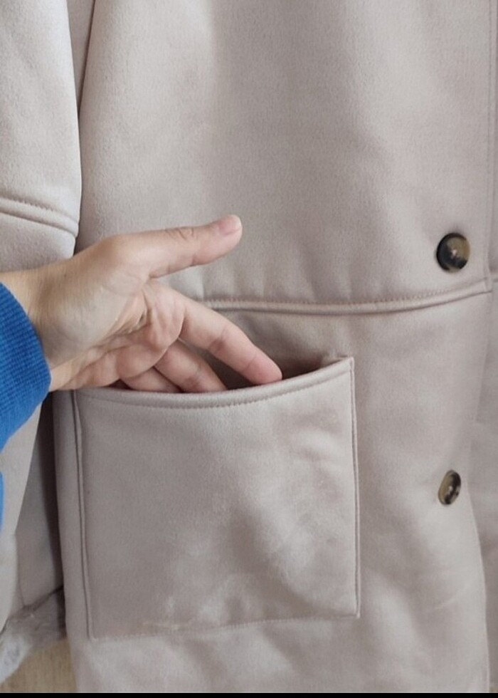 Mango 7 yaş kız çocuk içi kürklü kaban. Renk belirtmek gerektiği - Görsel 3