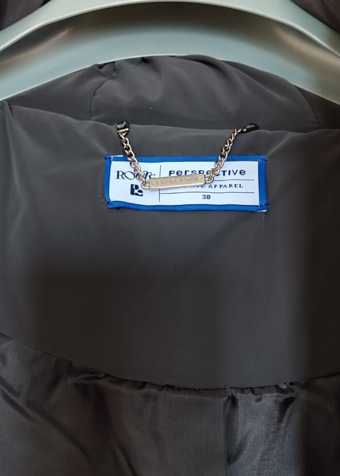 Kadın gri mont - Görsel 3