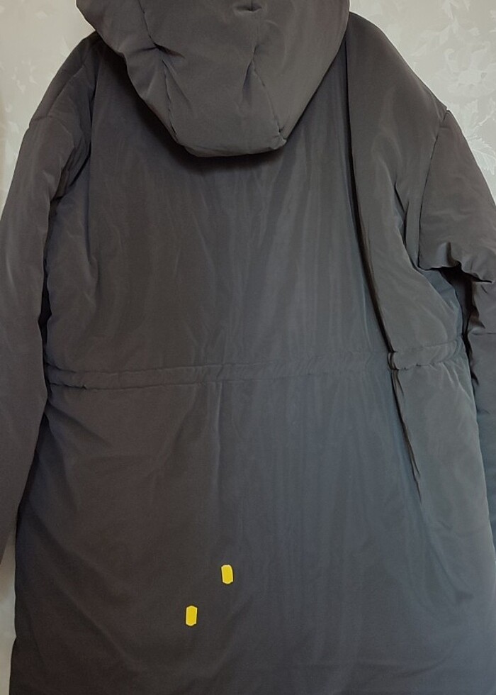 Kadın gri mont - Görsel 4