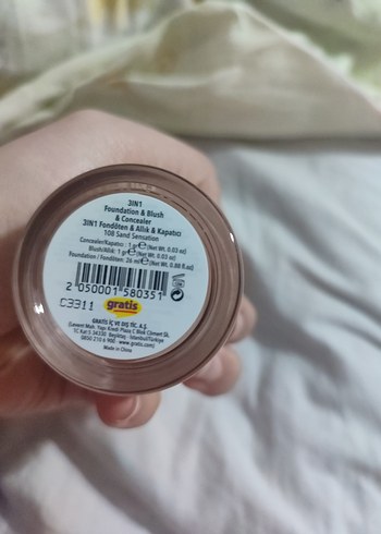 Beaulis Compact 3IN1 Foundation, blush, concealer - Görsel 5