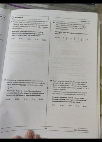 AYT Matematik Branş Denemeleri 15x40 Soru Kitabı - Görsel 4