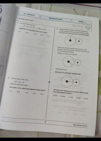 AYT Matematik Branş Denemeleri 15x40 Soru Kitabı - Görsel 3