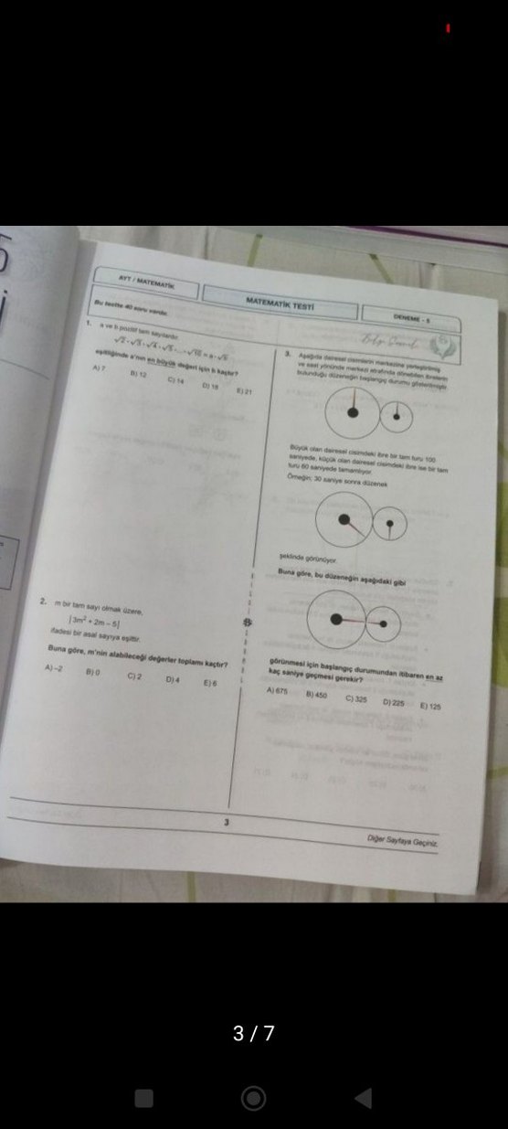 AYT Matematik Branş Denemeleri 15x40 Soru Kitabı - Görsel 3
