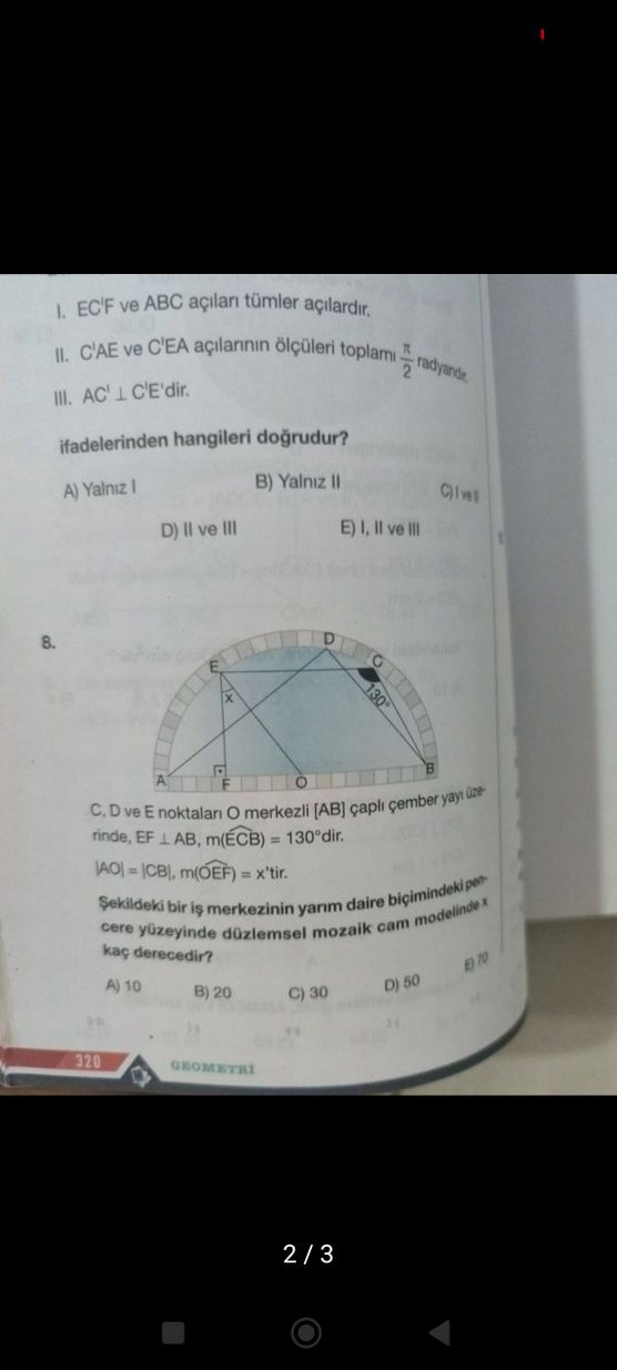 Limit Kurumsal TYT-AYT Geometri Soru Bankası - Görsel 2
