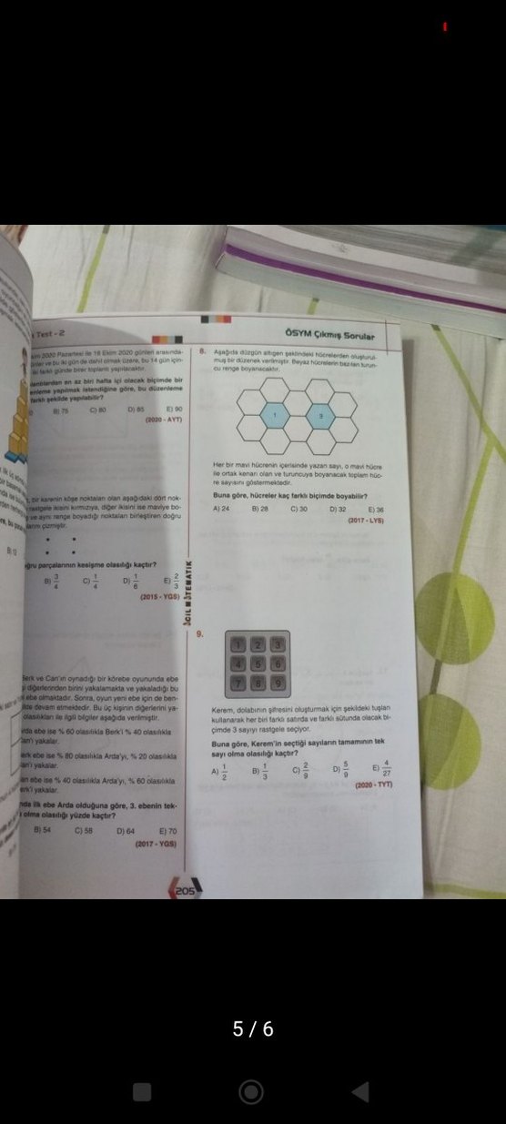 Acil Matematik Permütasyon-Kombinasyon Kitabı - Görsel 5