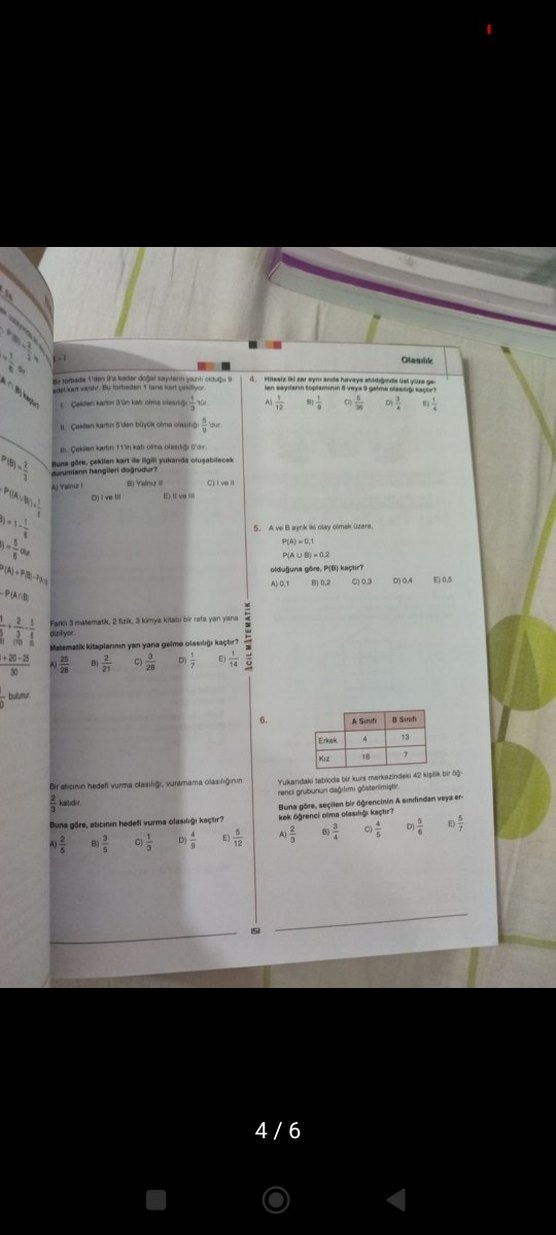 Acil Matematik Permütasyon-Kombinasyon Kitabı - Görsel 4