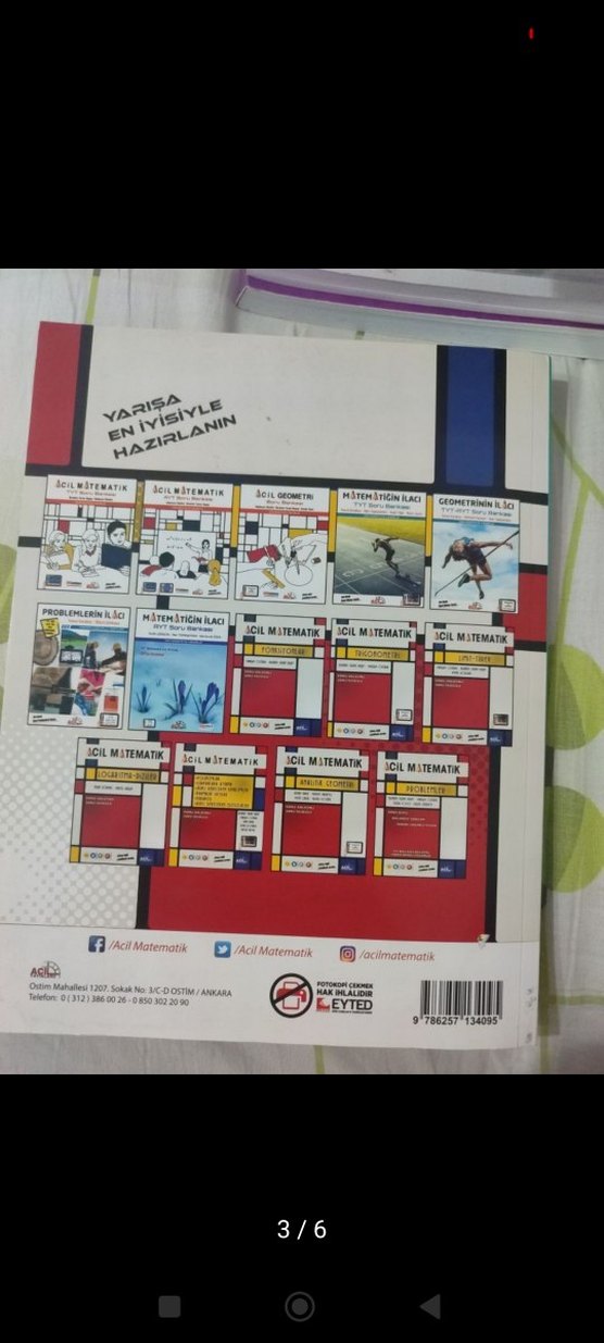 Acil Matematik Permütasyon-Kombinasyon Kitabı - Görsel 3