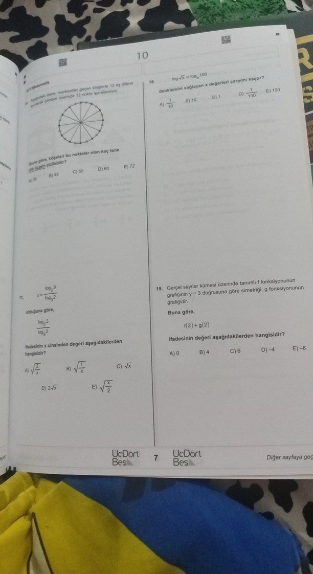 Mehmet Kıvrak 10 AYT Deneme Sınavı Seti - Görsel 4