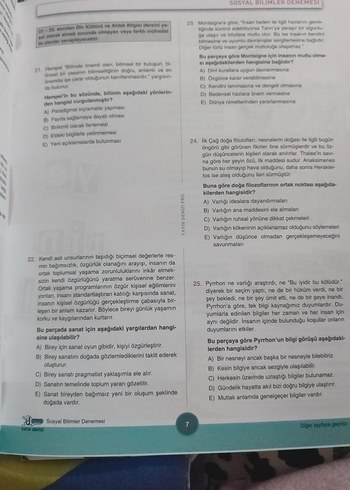 TYT Sosyal Bilimler 15 Deneme Kitabı - Görsel 4