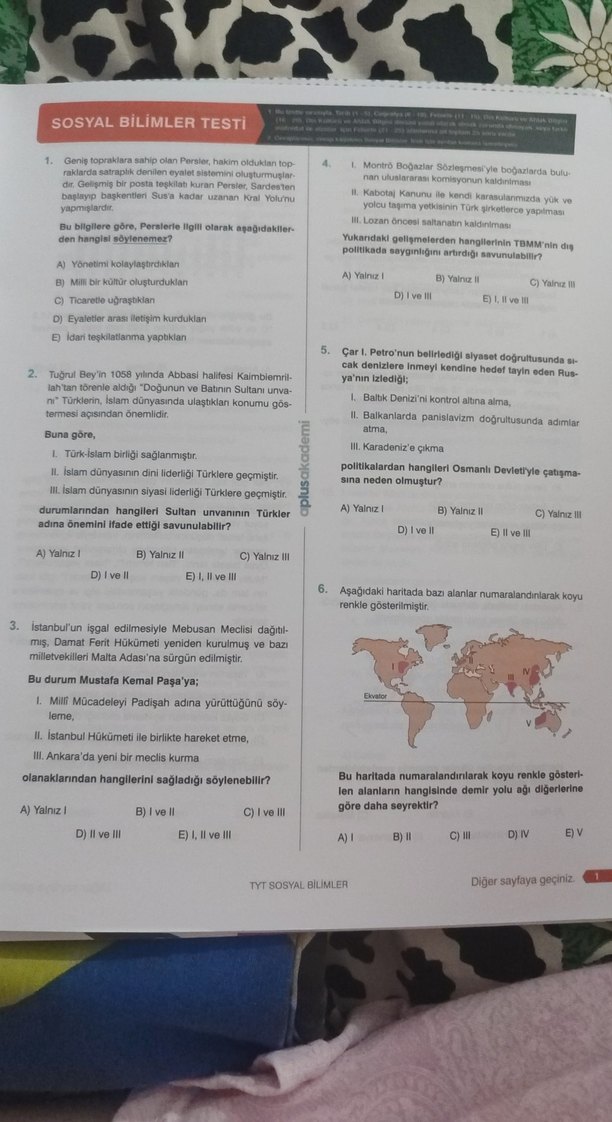 TYT Sosyal Bilimler 15 Deneme Kitabı - Görsel 5