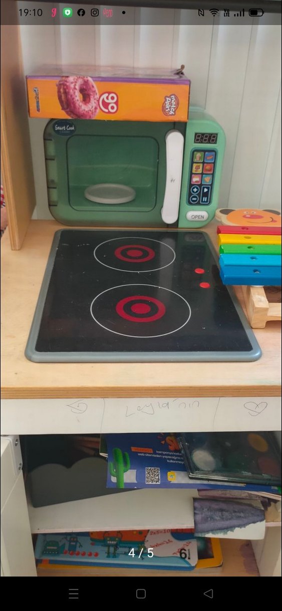 Beyaz Çocuk Oyun Mutfak Seti - Görsel 2