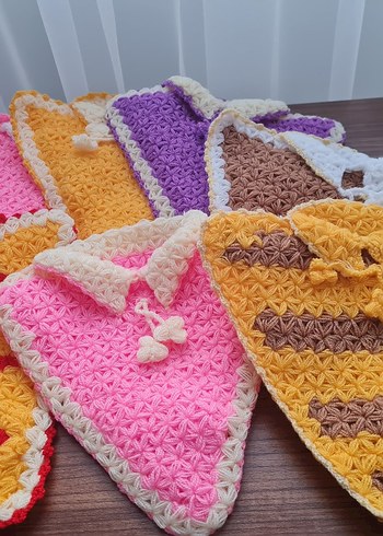 Çok Renkli Örgü Banyo Süngeri - Görsel 2