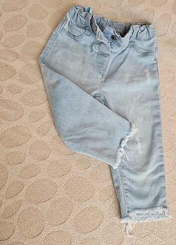 18-24 Ay Beden mavi Renk Jean pantolon