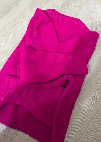 LC Waikiki Pembe Bisiklet Yaka Kadın Triko Kazak