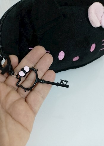 Siyah Kedi Figürlü Aksesuar Çantası - Görsel 4