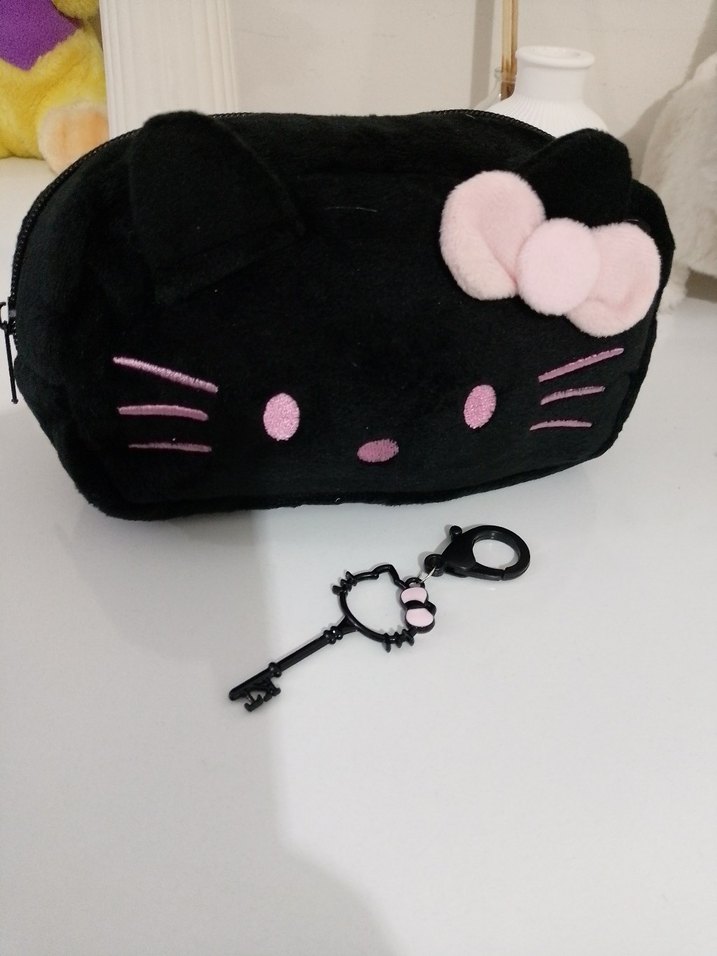 Siyah Kedi Figürlü Aksesuar Çantası - Görsel 2