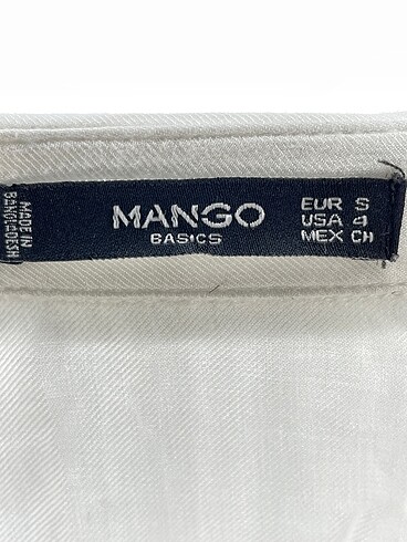 s Beden beyaz Renk Mango Gömlek %70 İndirimli.