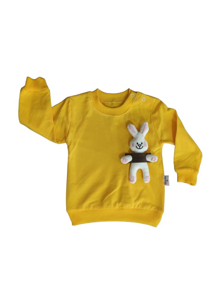 Sarı Uzun Kollu Bebek Takımı - Görsel 3