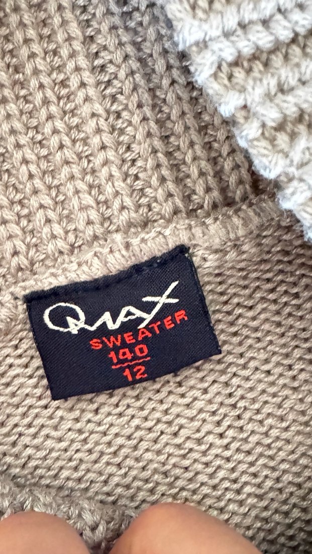 Gri Örgü Erkek Çocuk Kazak - Görsel 3