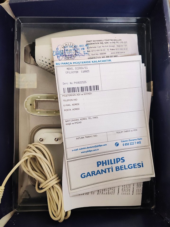 Beyaz Gri Lazer Epilasyon Cihazı - Görsel 2