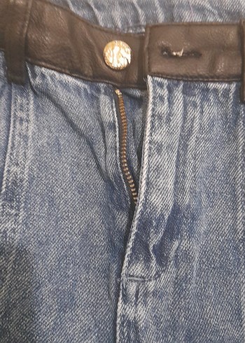 Kız çocuk Mavi Kot Pantolon - Görsel 2