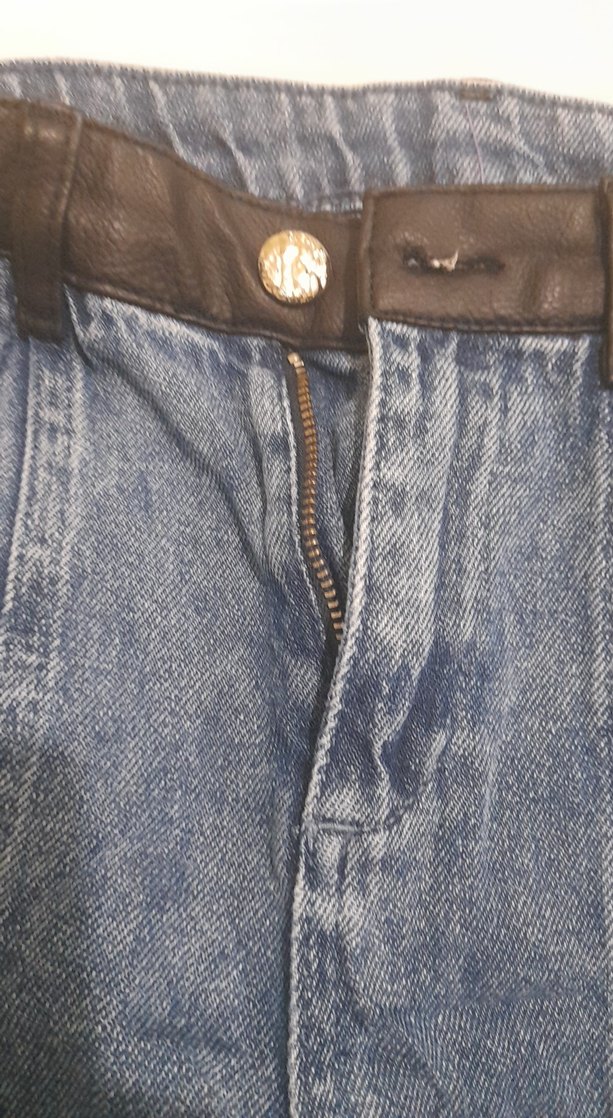 Kız çocuk Mavi Kot Pantolon - Görsel 2